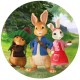 RPeter3 Vafa rotunda iepurasul Peter Rabbit si prietenii D20cm